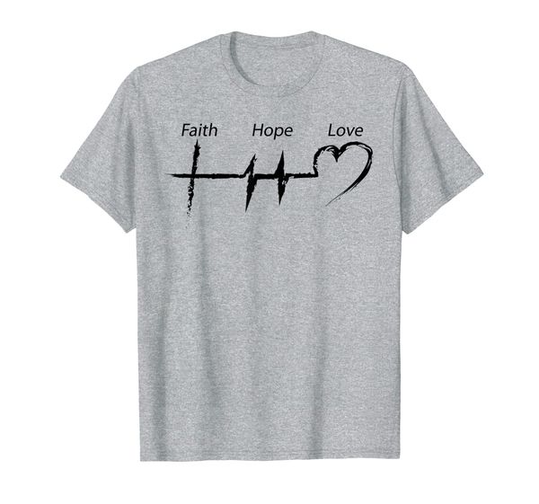 

faith hope love shirt | cute motivational t-shirt gift, White;black