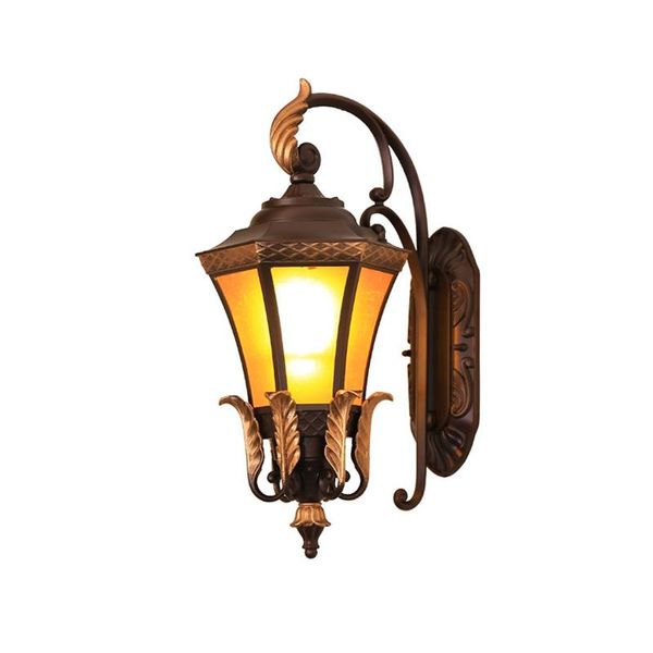 

outdoor wall lamps retro light europe villa sconce lamp e27 waterproof exterior garden doorway black bronze vintage porch