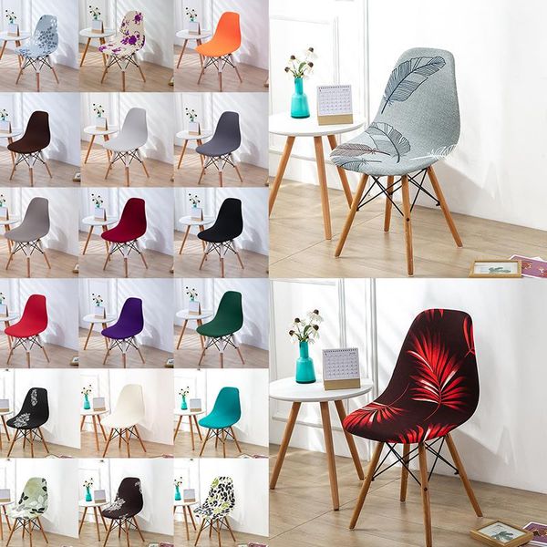 

chair covers 1pc seat cover for shell washable removable armless banquet home el slipcover elastic 2021