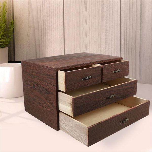 

storage drawers 1pc deskbox multipurpose sundries container tea case