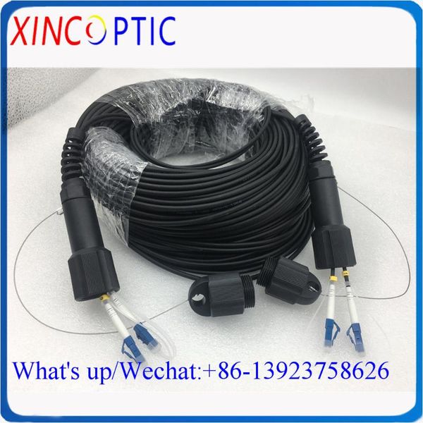 

fiber optic equipment 70m,2c,g657a,3.0mm,70mtrs mm om2 duplex 2fibers pdlc st fc sc 2c outdoor waterproof ftth cpri lszh patch cord cable