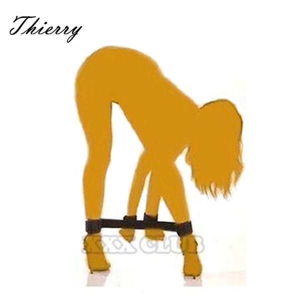 

thierry he rear-entry position hand and leg restraint bondage tools doggy style wrist ankle cuffs for couple games