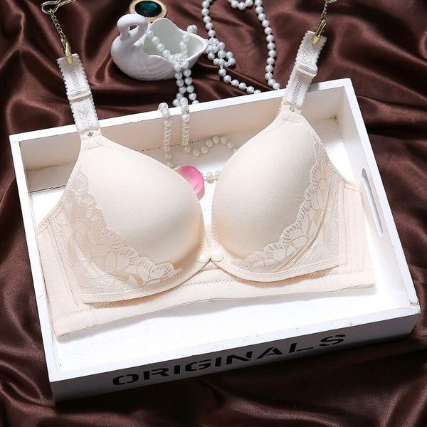 

maternity intimates 2021 for bc cup nursing bra breast feeding pregnant women pregnancy underwear front closure, White