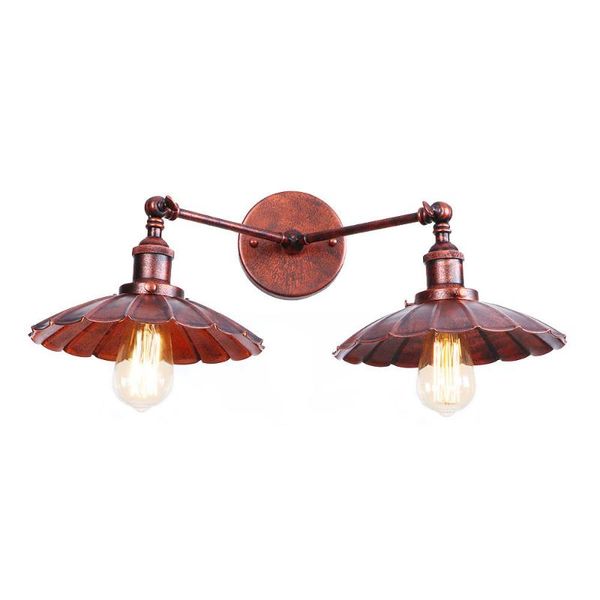 

wall lamp metal industry indoor lighting led e26 e27 good quality double light bedlight reading