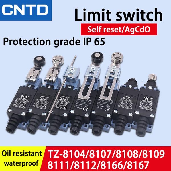 

smart home control cntd travel limit switch tz-8108 8107 8104 8111 8112 8167 8168 8109 waterproof and dustproof ip65 silver contact high-qua