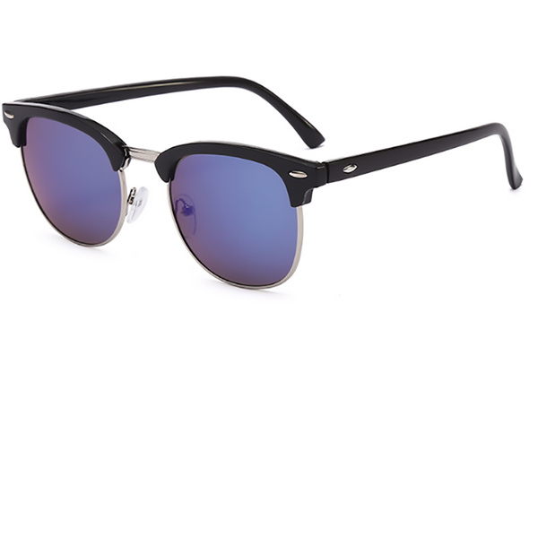 

sunglasses fashion semi-rimless frame anti-reflective with uv 400+ protection , universal eyewear,men and women eyewear, White;black