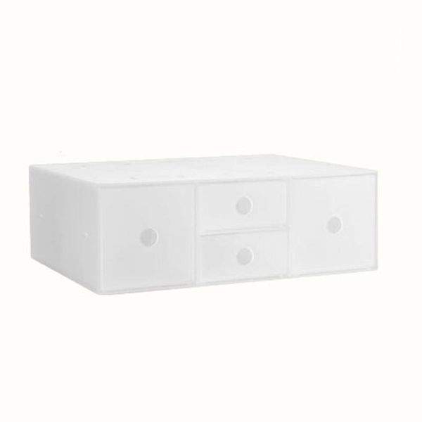 

drawer deskstorage box transparent plastic combination storage box jewelry organizer holder cabinets
