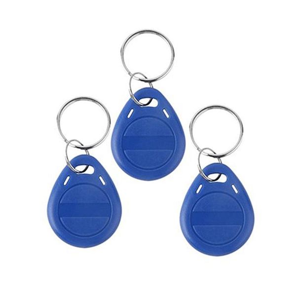 

10pcs t5577 em4305 duplicator clone copy 125khz rfid tag porta chave card sticker keyring token ring proximity duplicate access control