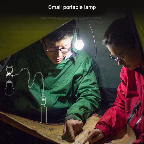 

new mini camping light led lantern waterproof tents outdoor hiking hanging usb rechargeable lamp