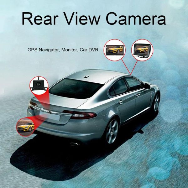 

car rear view cameras& parking sensors waterproof license plate camera vehicle backup reverse for security