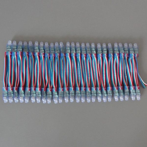 

mokungit 500pcs dc5v/12v 12mm f8 rgb led pixel module light no ic ip68 waterproof rgb led string