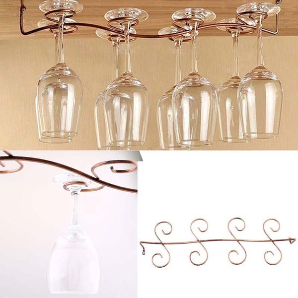 

ice buckets and coolers 8-in-1 wine glass rack stemware under cabinet holder hanger kitchen shelf