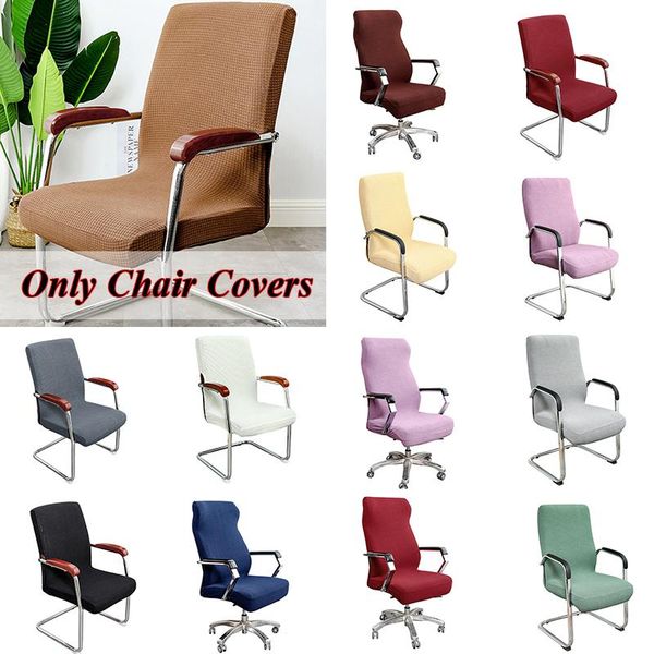

chair covers 1pc cover for computer water resistant jacquard office slipcover modern elastic home armchair