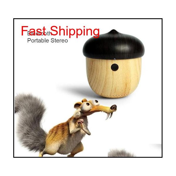 

j2 portable wireless speaker mini bluetooth wood speaker cute wooden nut shape unique design loudspeaker for phone s8 travel emxnw xux4y
