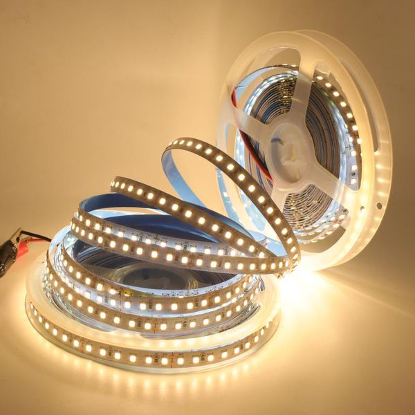 

strips 5m 10m 15m 20m dc 24v led strip light smd 2835 120leds/m flexible ribbon diode tape white/warm white/natural white