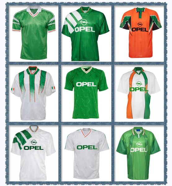 

c1990 retro sheridan 10 soccer jerseys 1992 1994 1996 1988 coyne 90 93 94 classic vintage irish staunton houghton football s, Black;yellow