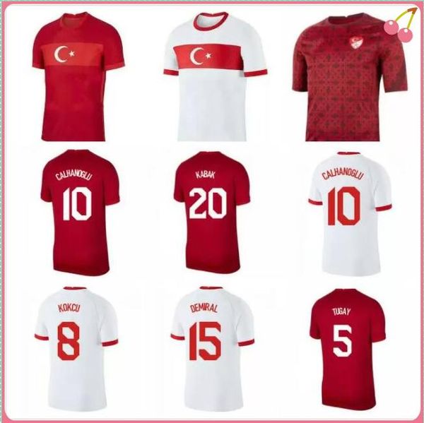 

2021 turkey national team soccer jerseys celik demiral ozan kabak calhanoglu yazici 2022 home away football shirt uniforms, Black;yellow