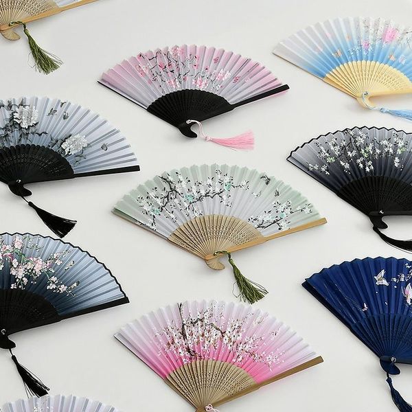

other home decor chinese vintage style folding fans classical dance art craft gifts wedding hand fan decoration ornaments