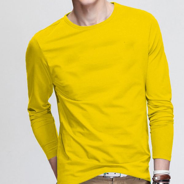 

long sleeve cotton mens t shirts causal sports outwear cool new t-shirt for man soft tshirt casual autumn spring crew neck tee shirt, White;black