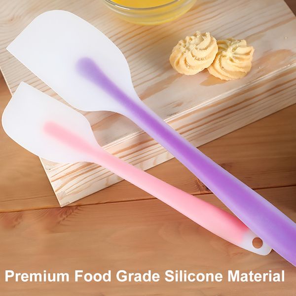 

baking tools spatula translucent mini silicone spatula baking cream heat-resistant kitchen utensils scraper decorator