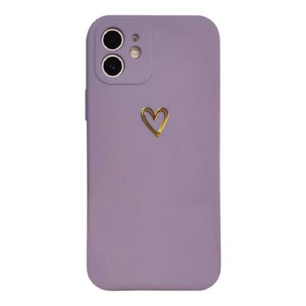 New bronzing amor furo furo tpu apple 13 telefone celular para iPhone11 / xs capa macia 7plus / 12pm