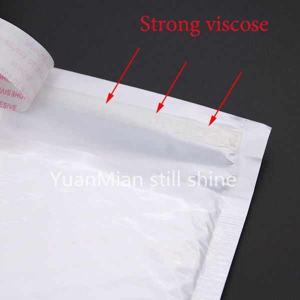 

storage bags 500 pcs/lot white foam envelope self seal mailers padded envelopes with bubble mailing bag packages