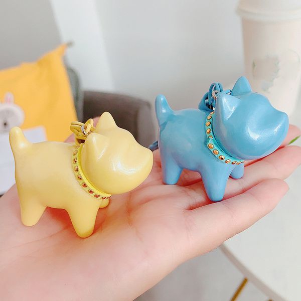 

stylish cute kitten key chains resin animal men and women bag charm pendant car key chain childrens birthday pendant gift, Slivery;golden