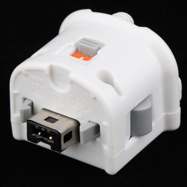 

game controllers & joysticks white motion plus external sensor adapter for wii remote controller induction accelerator easy use uni