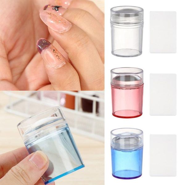 

nail art equipment transparent silicone seal fully print head 38cm with cover diy printing tool tools, Silver