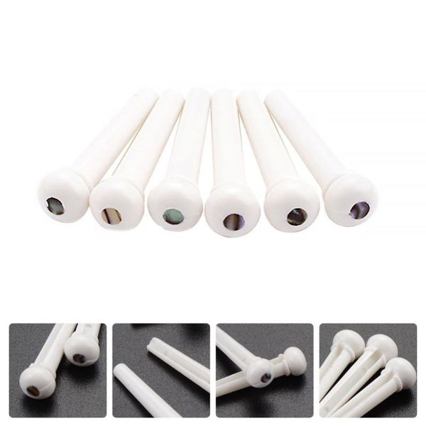 

clothing & wardrobe storage 6pcs guitar bridge string pegs practical studs accessories