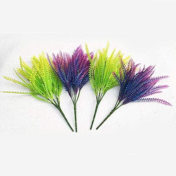 

1pcs artificial flower leaves plants pretty fake lifelike plastic persian grass lysimachia fern floral decoration