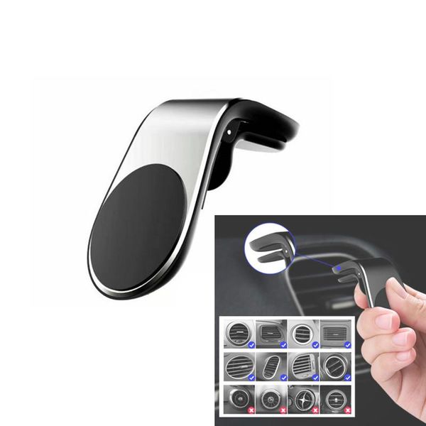 

anti-slip mats car mobile phone gps bracket installed on the air outlet strong magnetic support holder decoration stuff