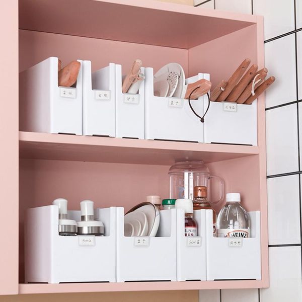 

storage bottles & jars right-angle compartment drawer kitchen spice box deskcabinet pantry makeup paper shampoo phone
