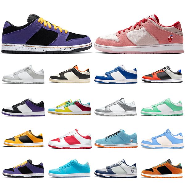 

2022 brand new running shoes sneakers blue fury ceramic knicks veneer varsity green university gold multi camo zebra michigan grey fog size