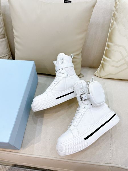 

autumn style women lace up ankle boots brand fashion casual shoes with small bags trend necessery platform shoe, Black