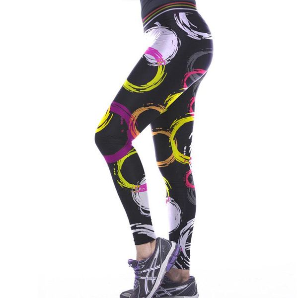 

yoga outfits selling digital printing pants in europe and america, White;red