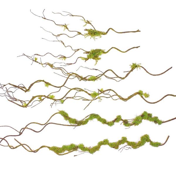 

decorative flowers & wreaths simulation rockery diy wall ceiling modeling vine home wedding holiday decoration pet withered tree rattan