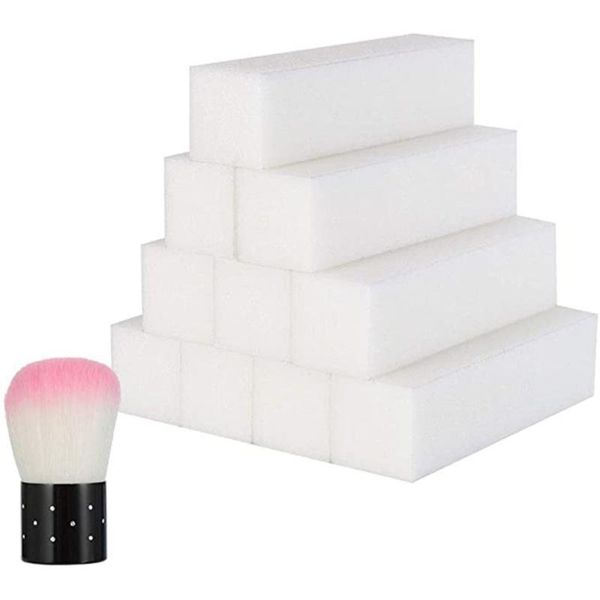

nail art kits high elastic sponge file-washing manicure four sides dull polish learning file strip polishing