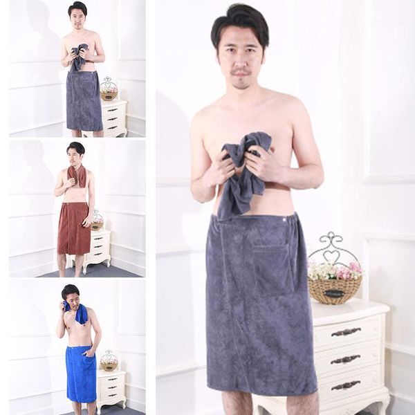 

towel wearable magic bath with pockets soft beach blanket shower skirt sports towels for gym men drop-v121