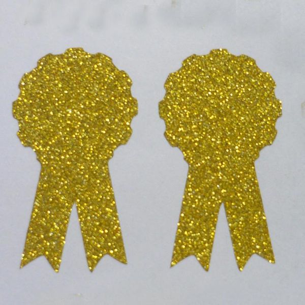 

award ribbon gold glitter sparkle sticker label envelope seals