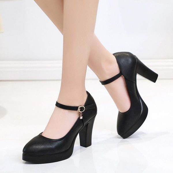 

boots women pointed toe breathable buckle strap rhinestone shoes super high casual jobs design women's, Black