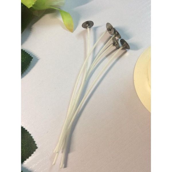 

50pcs 12cm quality candle wicks cotton core pre waxed with sustainers for diy making candles gifts jllgvb