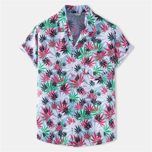 

men's t-shirts mens printed hawaiian shirts beach holiday casual fancy short sleeve shirt, White;black