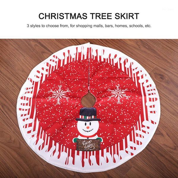 

christmas decorations tree skirts print non-woven fabric xmas for kerst decoratie 2021