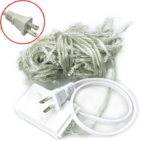 

100 led 12m led string fairy lights 8 modes party christmas garden ip44
