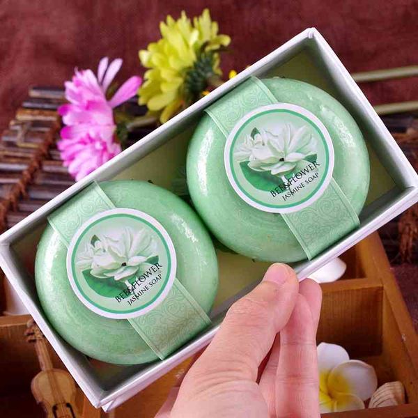 

shanghai bee flower sandalwood jasmine rose bath facial soap 115g * 2 moisturizing facial handmade soap