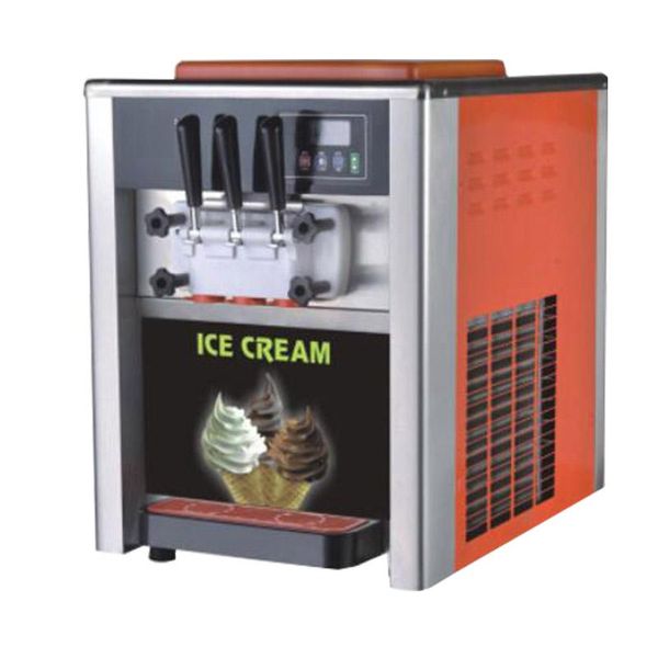 

ice cream making machine commercial table soft ice-cream cone serve