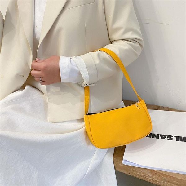 

evening bags ladies fashion nylon cloth baguette bag underarm shoulder