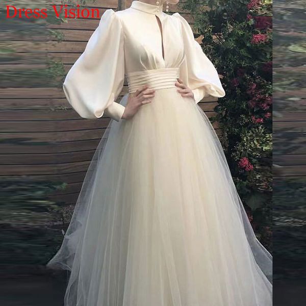 

2021 french light wedding es dos boda vestidos de novia suknia lubna 0ncx, White