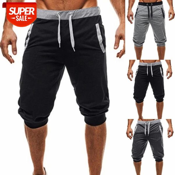 

new fashion mens shorts baggy jogger casual slim harem short slacks casual soft cotton trousers shorts summer for men's pants #vv9t, Black